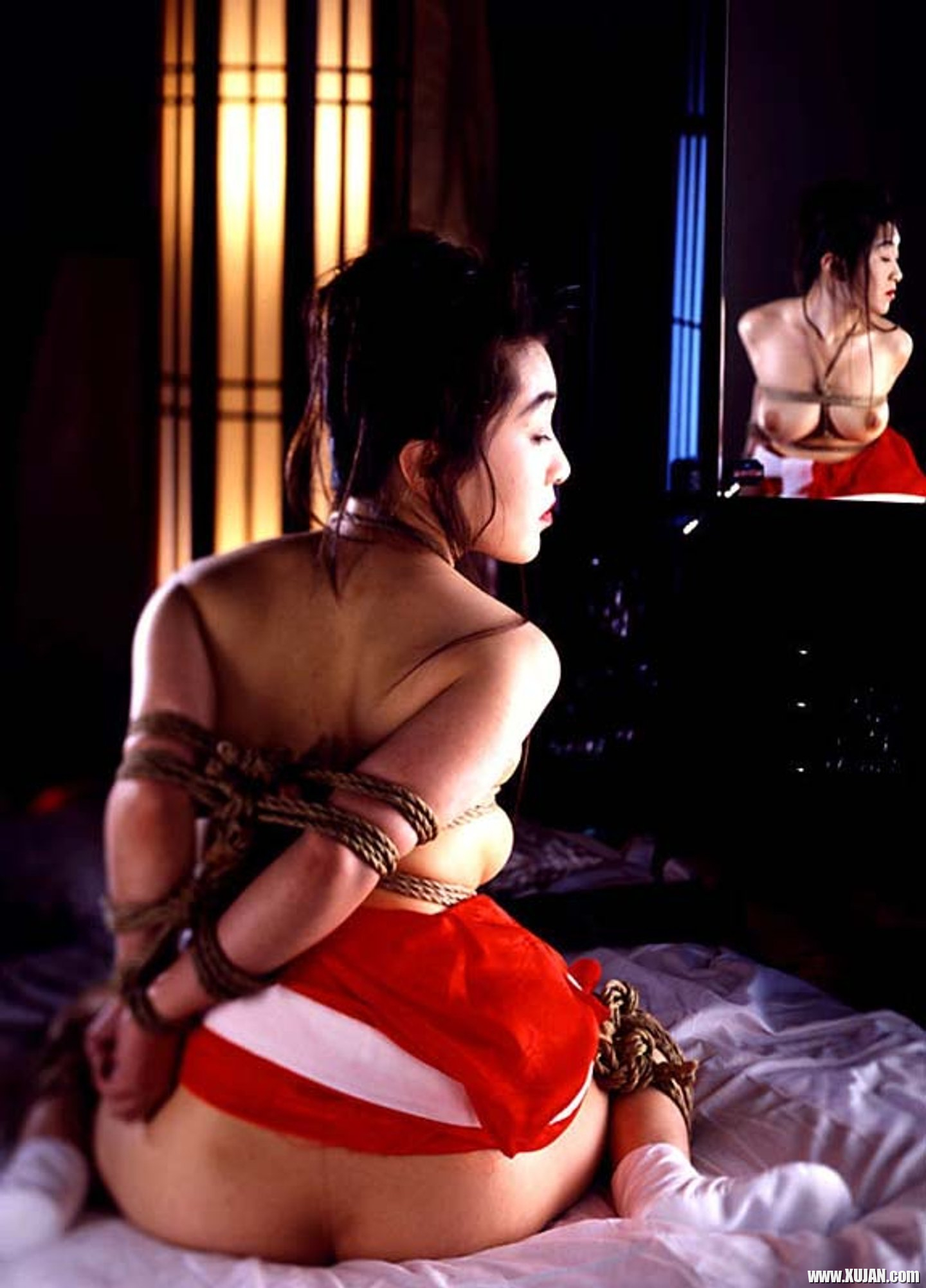Naughty Asian Babe likes it when she gets Tied up - Photo #3418901