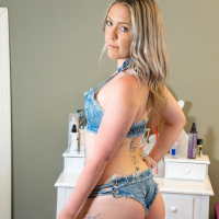 Sexy country girl teasing with her nice body in various outfits