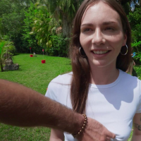 Kinky brunette slut Tess Thompson fucks with Lucas Frost at golf court