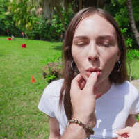 Kinky brunette slut Tess Thompson fucks with Lucas Frost at golf court