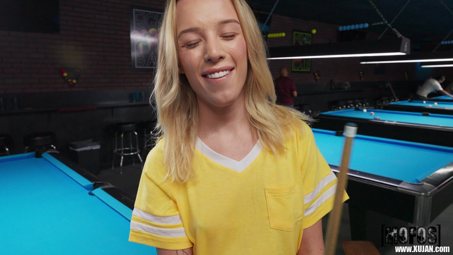 Hot babe Ashlyn Angel gets down and dirty in a pool hall - Photo #3421349