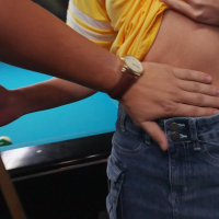 Hot babe Ashlyn Angel gets down and dirty in a pool hall