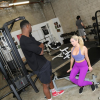 Christie Stevens lets a Black Guy drill her Pussy