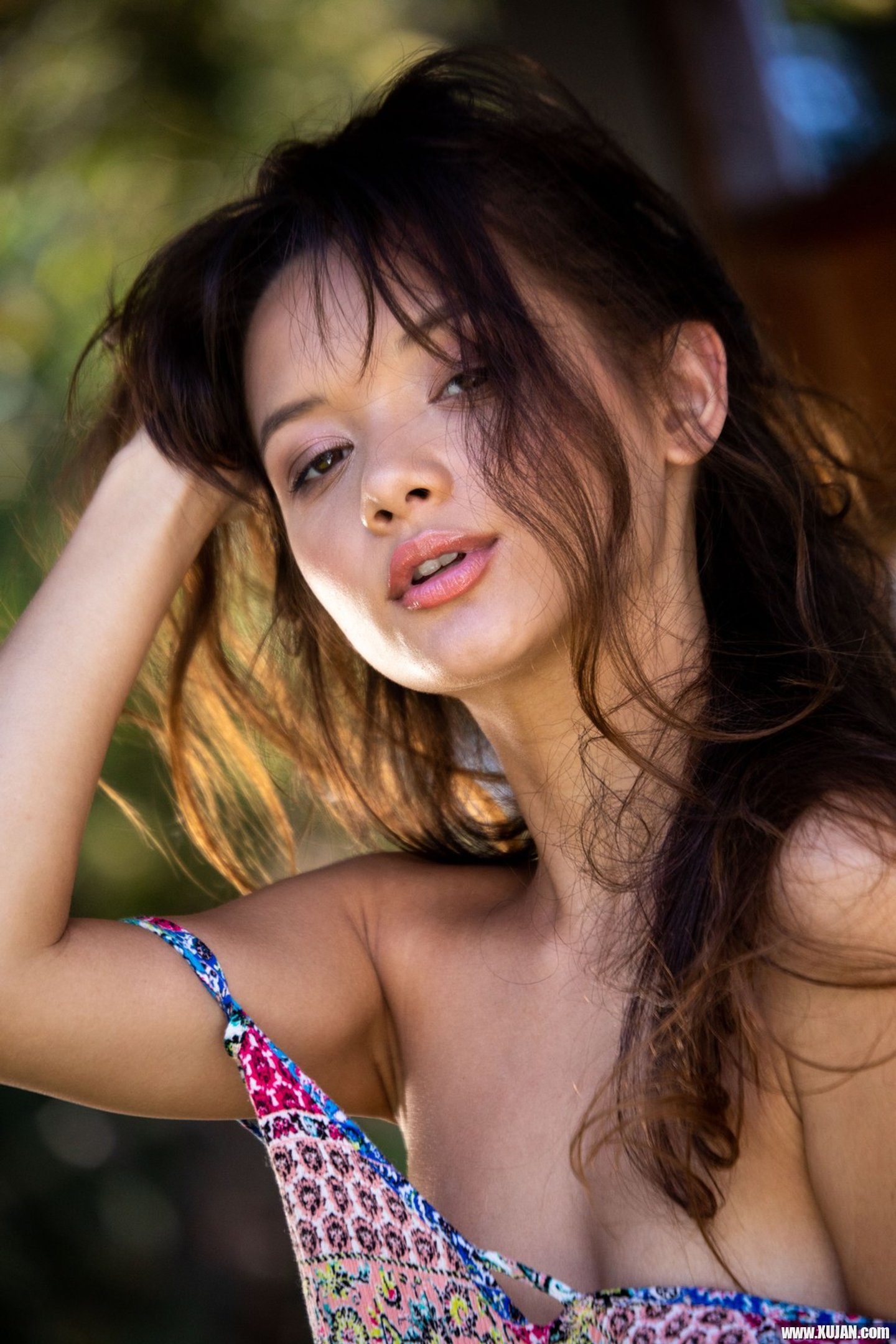 Brunette Alex De La Flor Posing Naked Outdoors - Photo #3427156