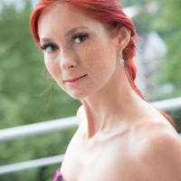 Redhead Stunner Kattie Gold gets nailed in a Car