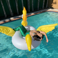 Briana Lee shows big Tits in Mermaid Suit in Pool