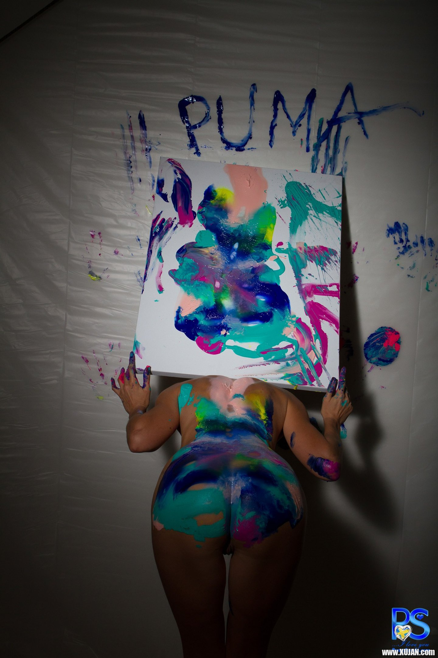 Puma Swede flaunting her Cunt and painted Tits - Photo #3429898