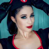 Slutty nurse Brookelynne Briar showing off her nice ass and tits