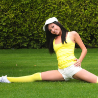 Cute teen babe Catie Minx playing with her Lemons