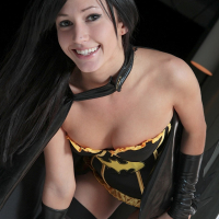Catie Minx showing her Ass in a sexy Batman Costume
