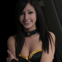 Catie Minx showing her Ass in a sexy Batman Costume