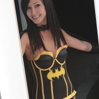 Catie Minx showing her Ass in a sexy Batman Costume