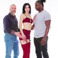 Lexy Blaze and Jax Slayher having hard interracial sex