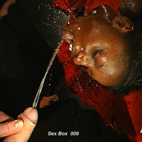Horny Guys get to wee all over a Hot Black Chick