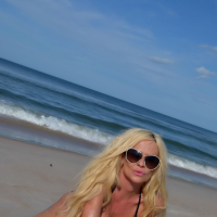 Sexy Milf Kelley Cabbana having fun on the Beach