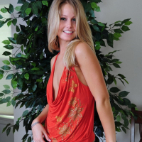 Young Hottie Aston Richards shows her Tiny Tits