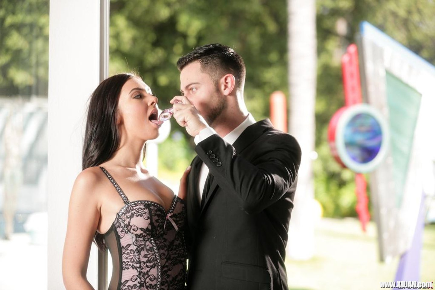 Marley Brinx gets fucked hard in black Lingerie - Photo #3440246