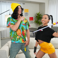 Asian doll Liora Vane gets her pussy filled with David Lees jizzload