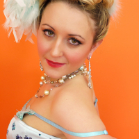 Hannah Dale strips down to her vintage Stockings