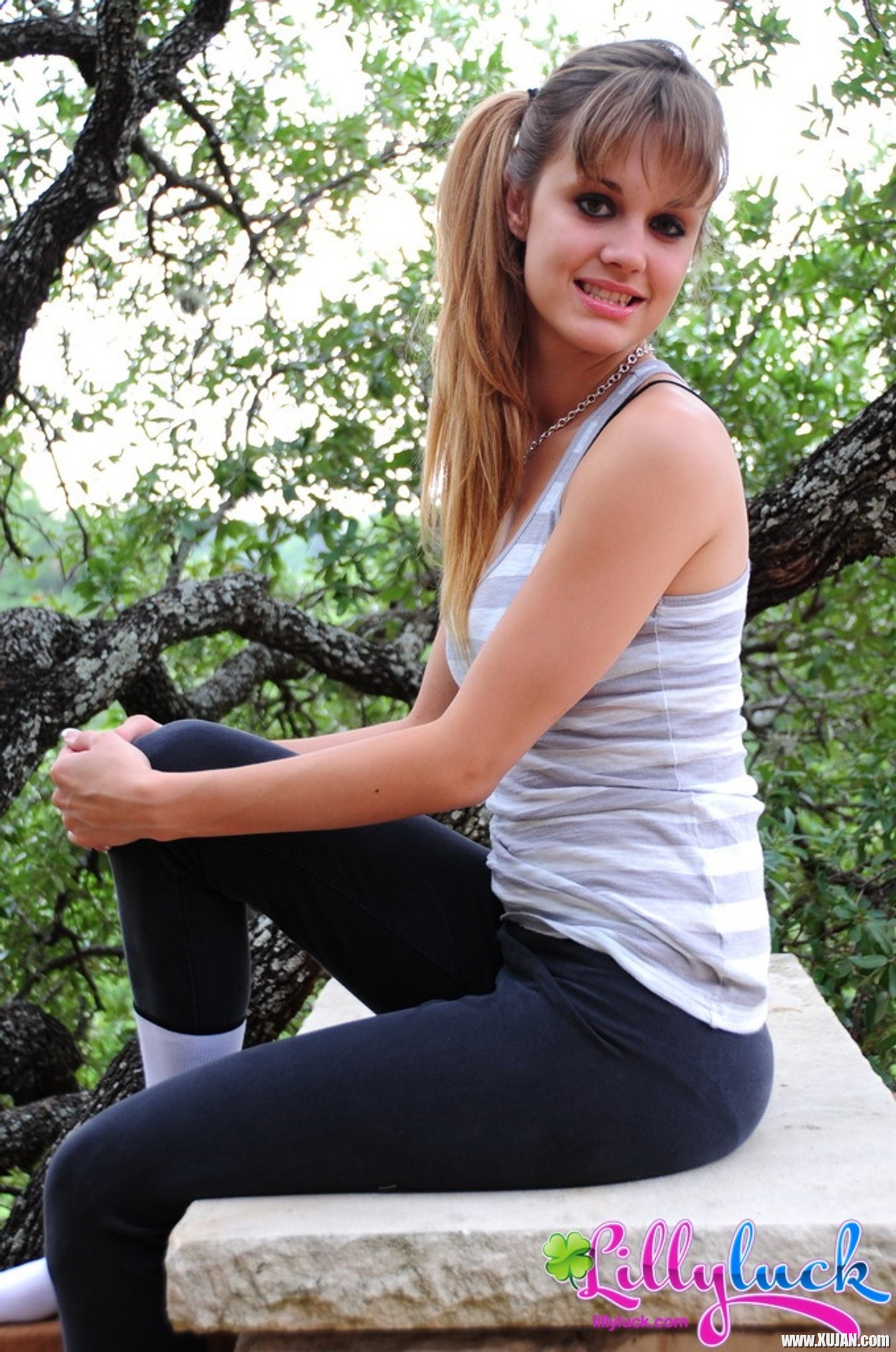 Lilly Luck shows her Tits in an Outdoor setting - Photo #3442761