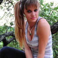 Lilly Luck shows her Tits in an Outdoor setting