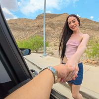 Dolly Paige gets picked up for some passionate fuck with Joshua Lewis