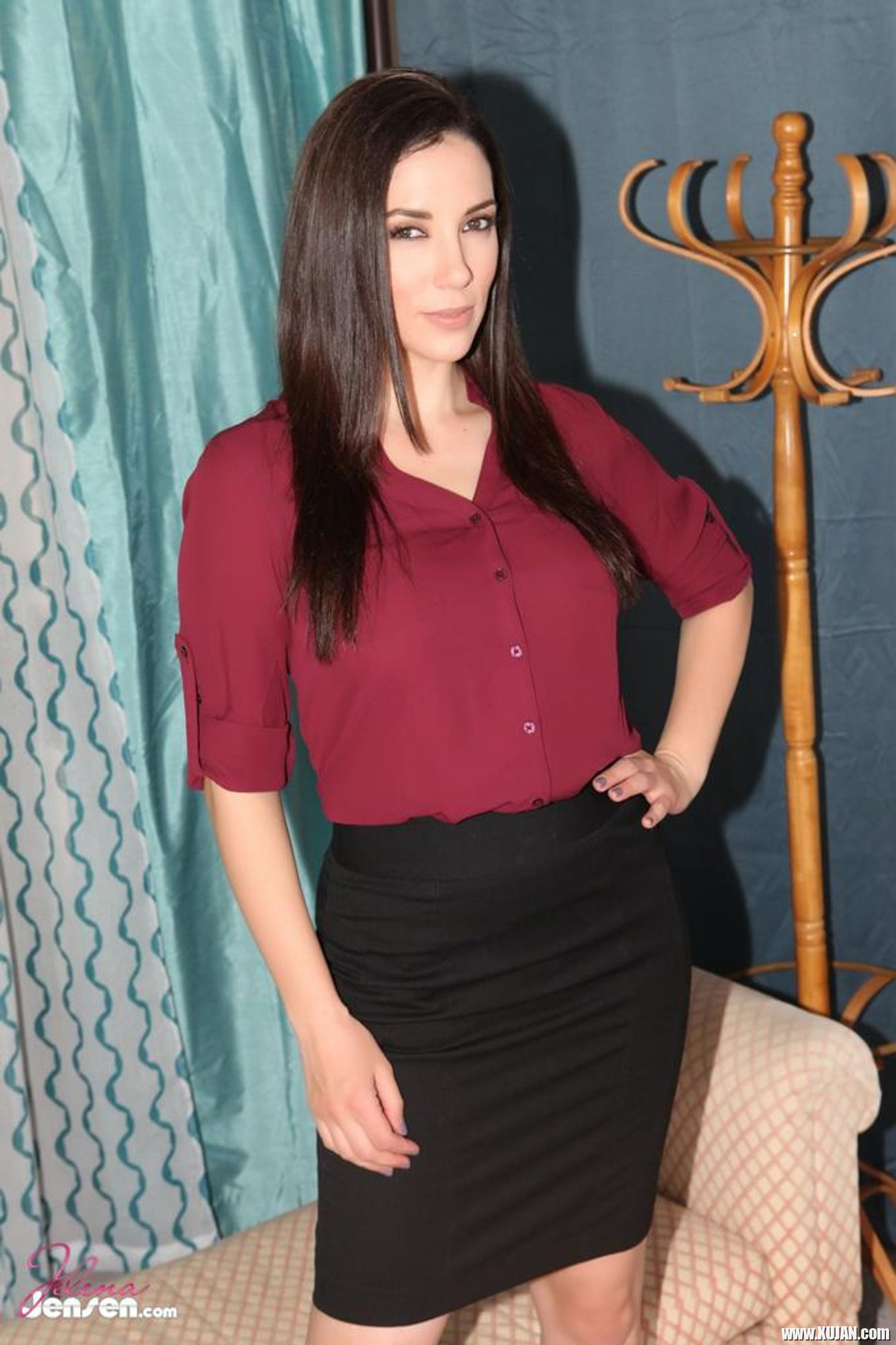 Jelena Jensen posing naked wearing high Heels - Photo #3444655