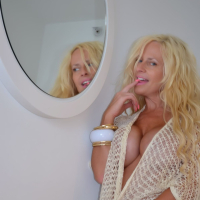 Sexy Milf Kelley Cabbana wearing see through Dress