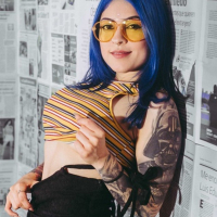 Alice Simpson reveals beautiful inked Skin for you