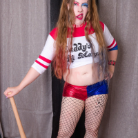 Lana Del Lust loves posing dressed as a sexy Harley Quinn