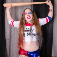 Lana Del Lust loves posing dressed as a sexy Harley Quinn
