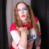 Lana Del Lust loves posing dressed as a sexy Harley Quinn
