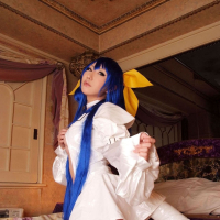 Asian cosplay model Ayaka loves to tease in her sexy hentai anime attire