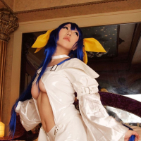 Asian cosplay model Ayaka loves to tease in her sexy hentai anime attire