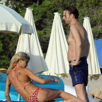 Maddalena Corvaglia out and about in her bikinis