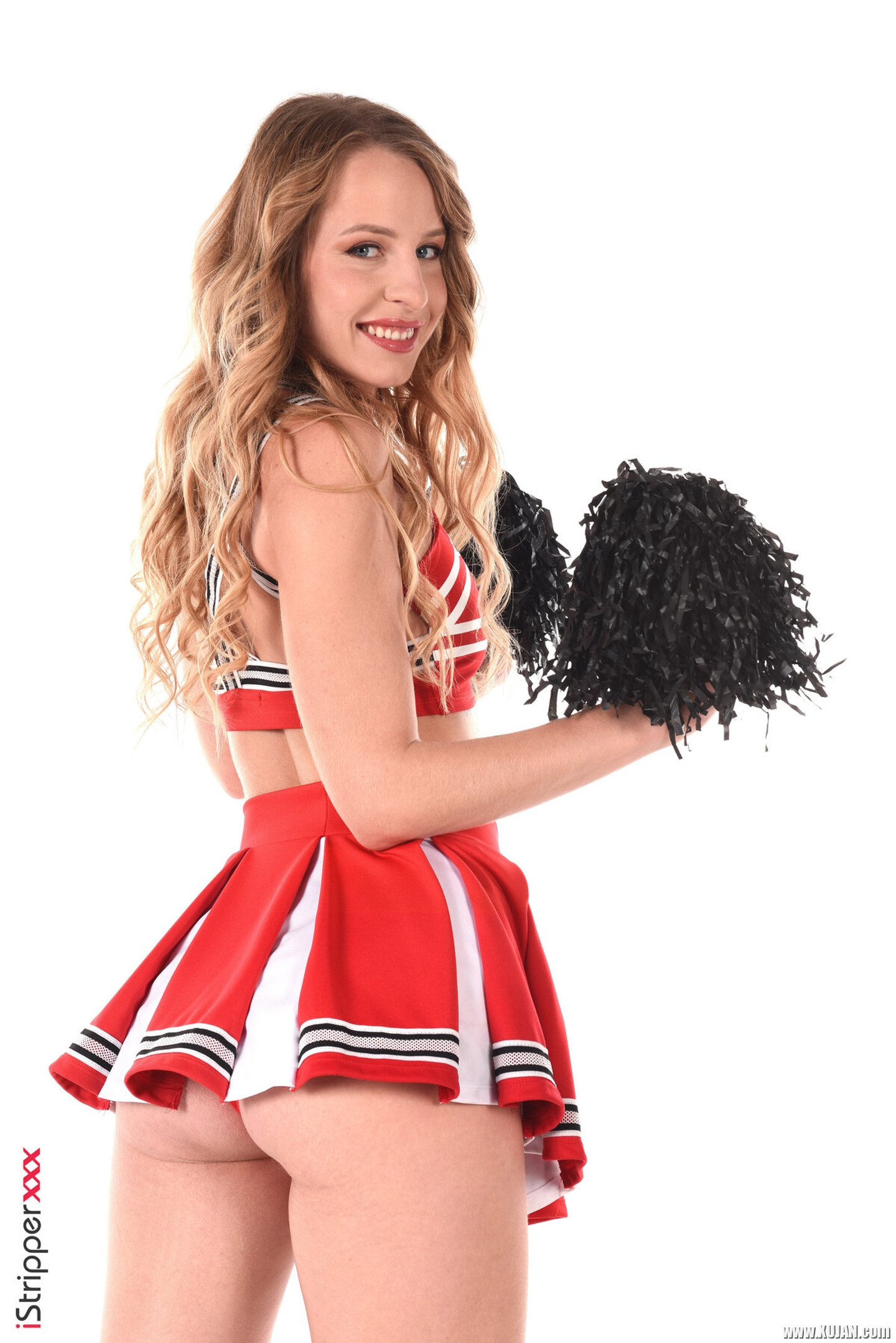 Wild blond cheerleader Svetlana loves to get naked and toy snatch - Photo #3457612