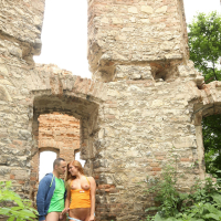 Chrissy Fox and her Boyfriend fucking outdoors