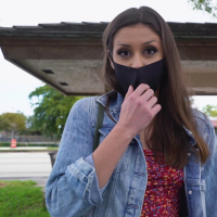Catalina Ossa gets picked up and banged in van