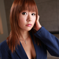 Sexy office lady Misa Kamimura performing a hot striptease