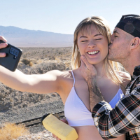 Super hot hiker Amber Moore gets seduced in deep fuck session