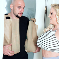 Holly Wood bounces her big Butt on a large Dick