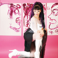 Kinky Diva Vanity posing in Freeones Outfit