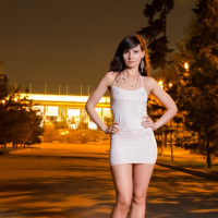 Jeny Smith showing Ass and Pussy in short Dress