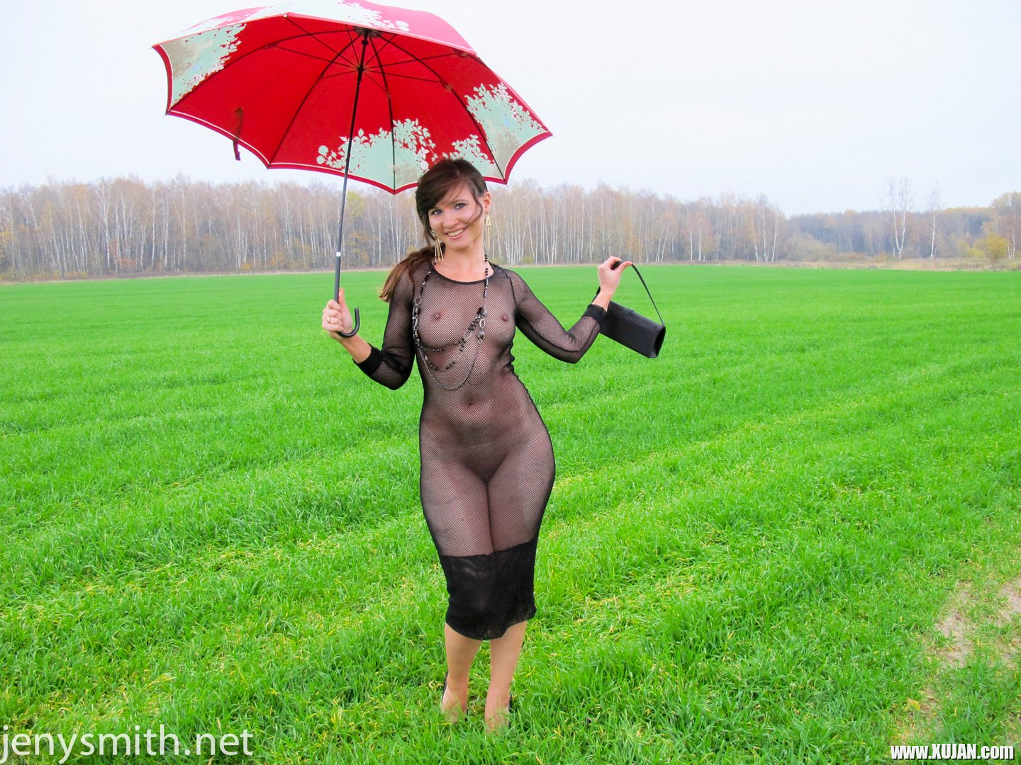 Jeny Smith wearing a see through Dress in Public - Photo #3474899