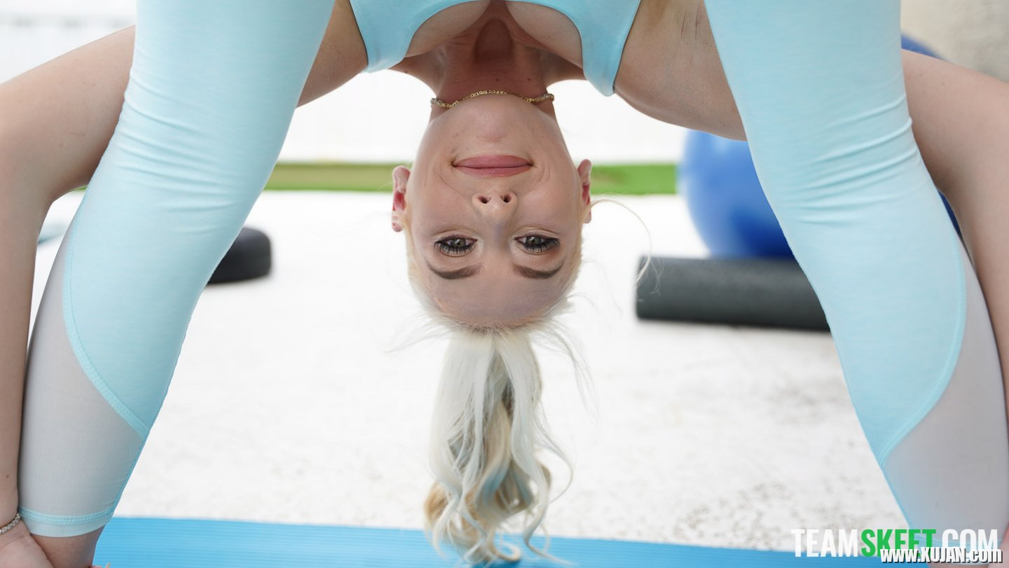 Lovely blondie Kay Lovely having a hardcore workout session - Photo #3475215