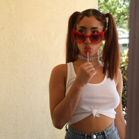Playful teen babe Kira Perez prefers big cock