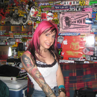 Sexy Joanna Angel strips in a bands Van