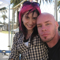 Sexy Joanna Angel strips in a bands Van