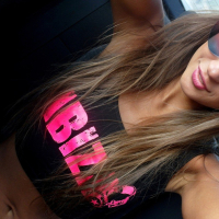 Melena Maria Rya shows her nice tits and pussy in the car