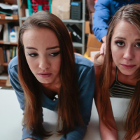 Charity Crawford and her Friend sucking large Dick